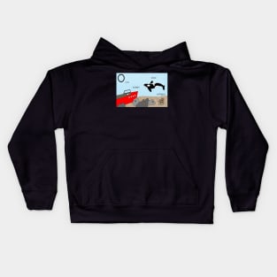 o is for ocean Kids Hoodie